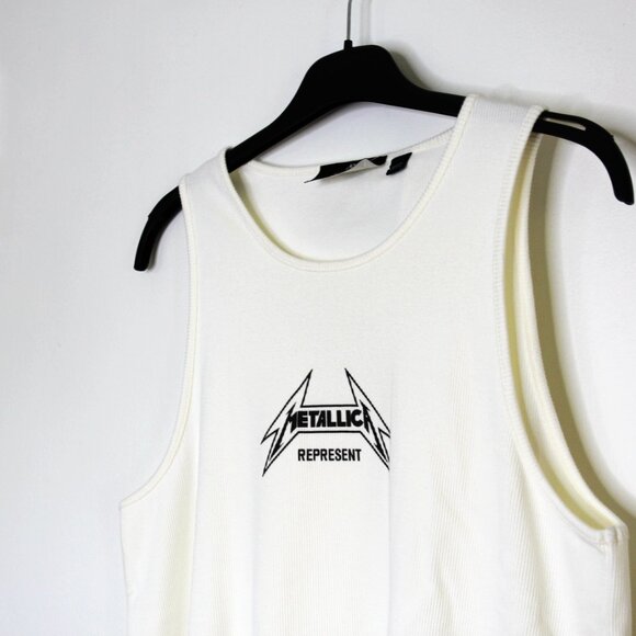 BNWT SS25 REPRESENT x METALLICA 40YR TANK TOP S & M & L - Picture 4 of 14